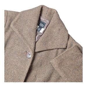 Eileen Fisher for Neiman Marcus Women's S Brown Alpaca Cotton Jacket 2007 Collab